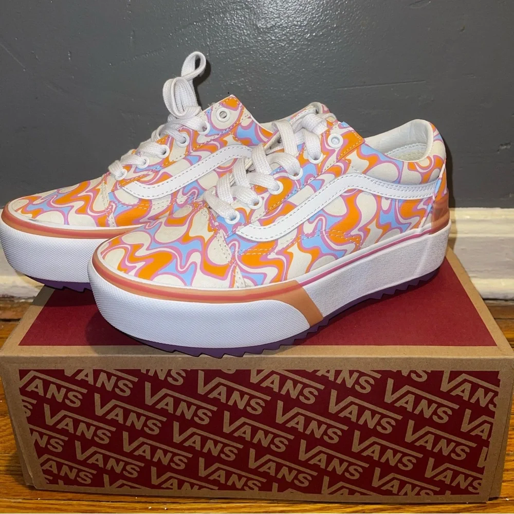 Vans Old Skool Stacked UV Ink Sneaker | w/o box - Picture 1 of 7